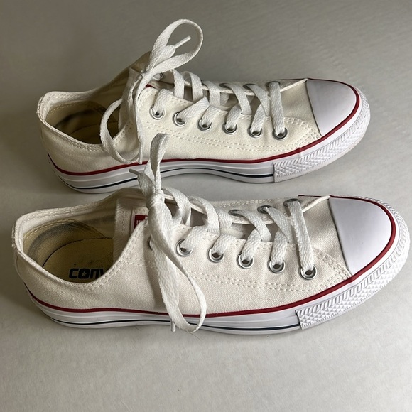 Converse Shoes - CONVERSE ALL STAR LOW TOP LACE UP WHITE SNEAKERS